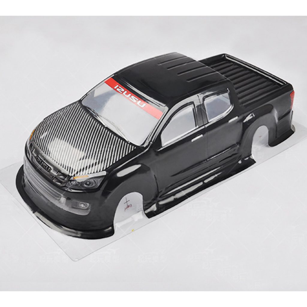 1/10 RC Car 195mm Body Shell ISUZU DMAX Pick Up Truck 4×4 Off Road