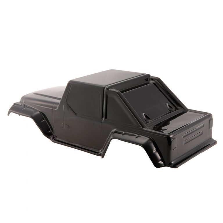 HSP 110 Scale Jeep Wrangler Body Shell for RC Crawler BLACK Road RC