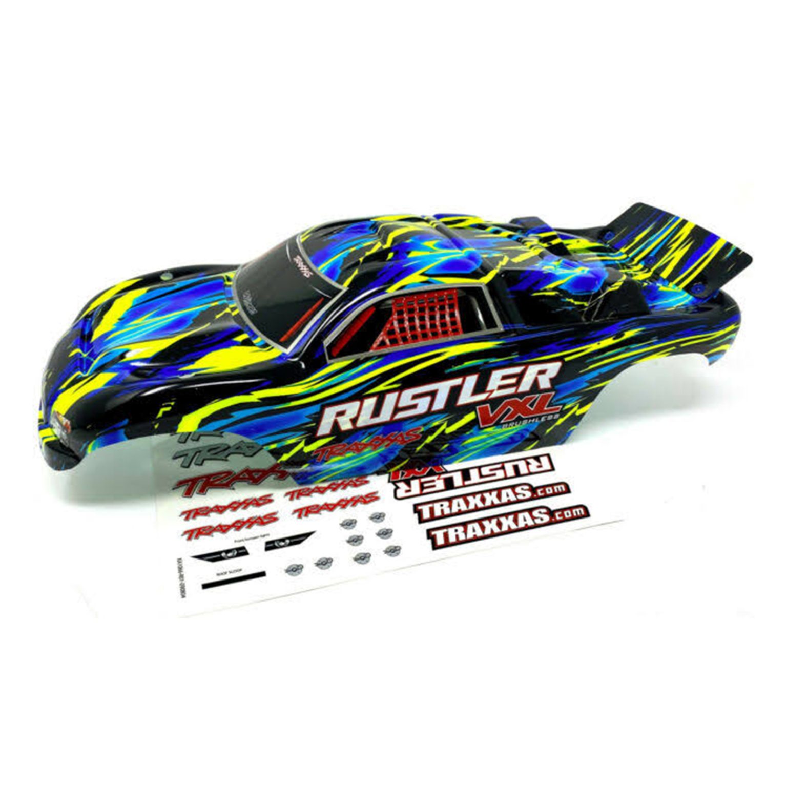 Traxxas Rustler VXL 2WD Body Shell Yellow – Road RC Hobby – Huge ...