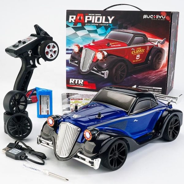 SUCHIYU 16302 2.4G 4WD Remote Control Drift Vintage Car RTR (Blue)
