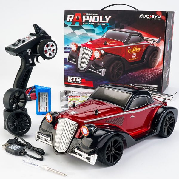 SUCHIYU 16302 2.4G 4WD Remote Control Drift Vintage Car RTR (Red)