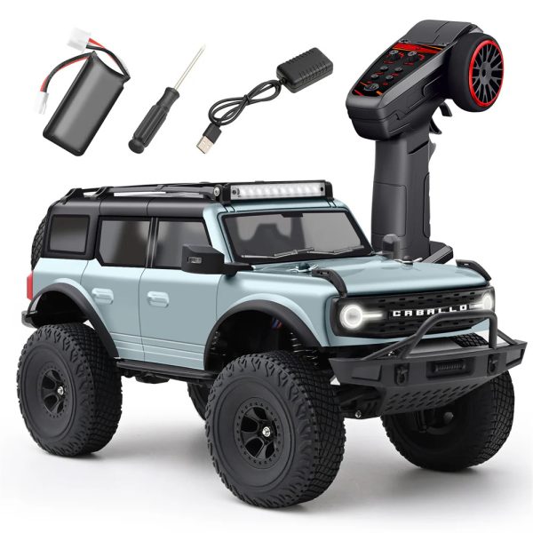Wltoys 184023 1/18 4WD RC Rock Crawler with Two-Speed Gearbox RTR (Blue)